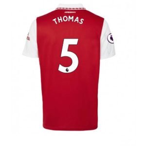 Arsenal Thomas Partey #5 Thuis tenue Mensen 2022-23 Korte Mouw