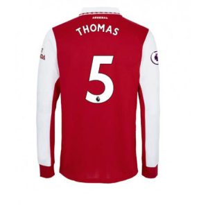 Arsenal Thomas Partey #5 Thuis tenue Mensen 2022-23 Lange Mouw