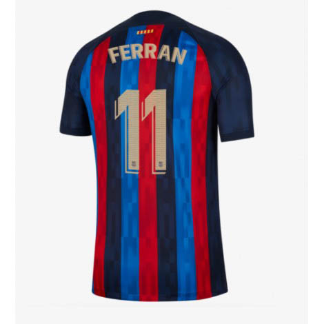 Barcelona Ferran Torres #11 Thuis tenue Mensen 2022-23 Korte Mouw
