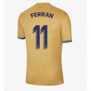 Barcelona Ferran Torres #11 Uit tenue Mensen 2022-23 Korte Mouw