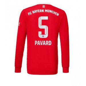 Bayern Munich Benjamin Pavard #5 Thuis tenue Mensen 2022-23 Lange Mouw