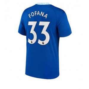Chelsea Wesley Fofana #33 Thuis tenue Mensen 2022-23 Korte Mouw