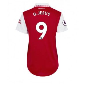 Dames Arsenal Gabriel Jesus #9 Thuis tenue 2022-23 Korte Mouw