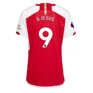 Dames Arsenal Gabriel Jesus #9 Thuis tenue 2023-24 Korte Mouw
