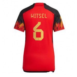Dames België Axel Witsel #6 Thuis tenue WK 2022 Korte Mouw