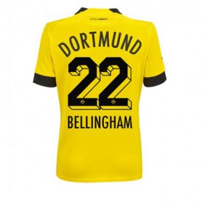 Dames Borussia Dortmund Jude Bellingham #22 Thuis tenue 2022-23 Korte Mouw