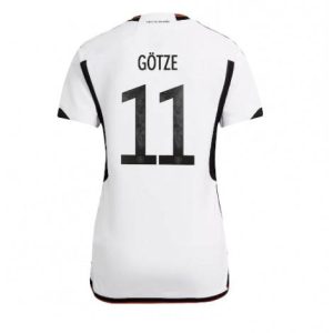 Dames Duitsland Mario Gotze #11 Thuis tenue WK 2022 Korte Mouw