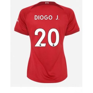 Dames Liverpool Diogo Jota #20 Thuis tenue 2022-23 Korte Mouw