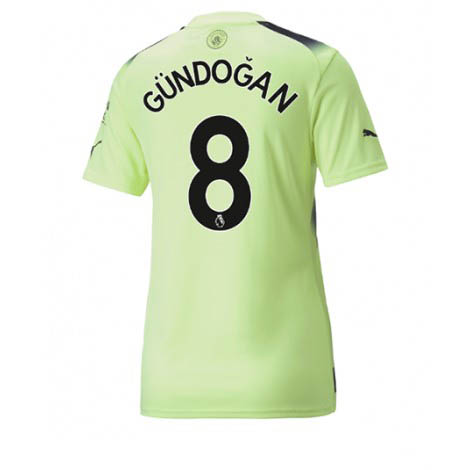 Dames Manchester City Ilkay Gundogan #8 Derde tenue 2022-23 Korte Mouw