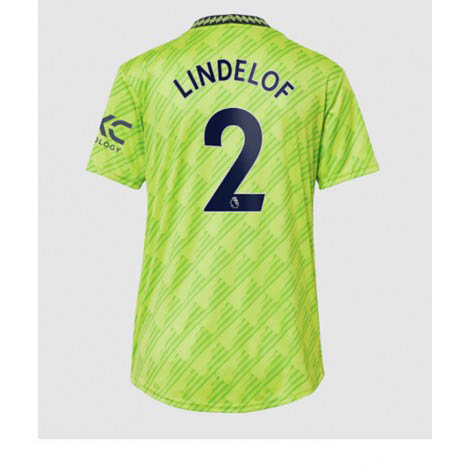 Dames Manchester United Victor Lindelof #2 Derde tenue 2022-23 Korte Mouw