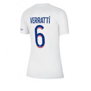 Dames Paris Saint-Germain Marco Verratti #6 Derde tenue 2022-23 Korte Mouw