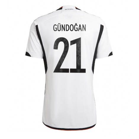 Duitsland Ilkay Gundogan #21 Thuis tenue Mensen WK 2022 Korte Mouw