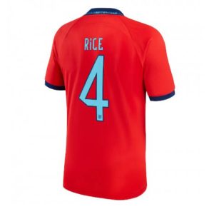 Engeland Declan Rice #4 Uit tenue Mensen WK 2022 Korte Mouw