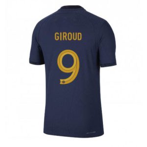 Frankrijk Olivier Giroud #9 Thuis tenue Mensen WK 2022 Korte Mouw
