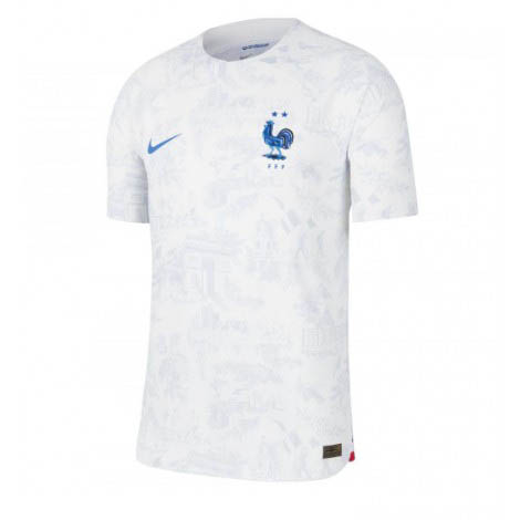 Frankrijk Olivier Giroud #9 Uit tenue Mensen WK 2022 Korte Mouw-1