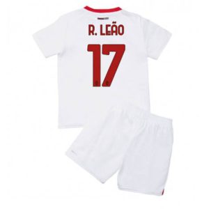 Kids AC Milan Rafael Leao #17 Uit tenue 2022-23 Korte Mouw (+ Korte broeken)