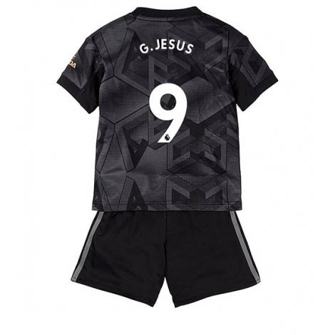 Kids Arsenal Gabriel Jesus #9 Uit tenue 2022-23 Korte Mouw (+ Korte broeken)