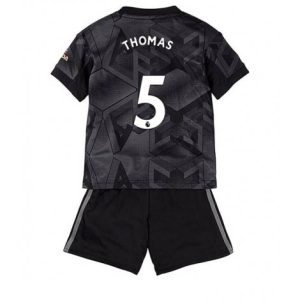 Kids Arsenal Thomas Partey #5 Uit tenue 2022-23 Korte Mouw (+ Korte broeken)