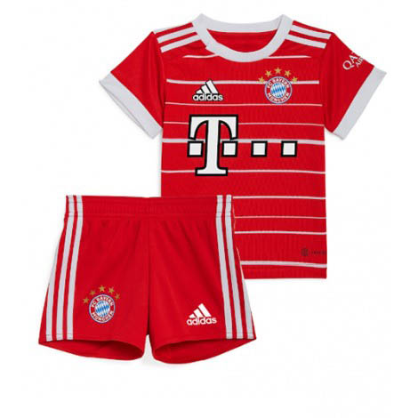 Kids Bayern Munich Benjamin Pavard #5 Thuis tenue 2022-23 Korte Mouw (+ Korte broeken)-1