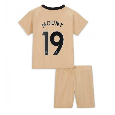 Kids Chelsea Mason Mount #19 Derde tenue 2022-23 Korte Mouw (+ Korte broeken)