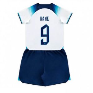 Kids Engeland Harry Kane #9 Thuis tenue WK 2022 Korte Mouw (+ Korte broeken)