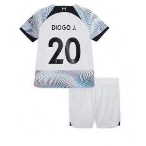 Kids Liverpool Diogo Jota #20 Uit tenue 2022-23 Korte Mouw (+ Korte broeken)