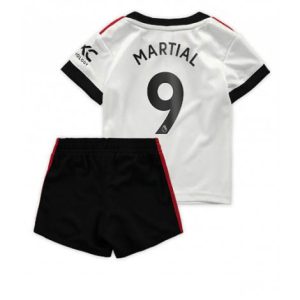 Kids Manchester United Anthony Martial #9 Uit tenue 2022-23 Korte Mouw (+ Korte broeken)
