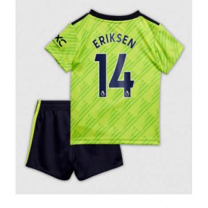 Kids Manchester United Christian Eriksen #14 Derde tenue 2022-23 Korte Mouw (+ Korte broeken)