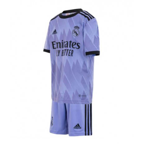 Kids Real Madrid David Alaba #4 Uit tenue 2022-23 Korte Mouw (+ Korte broeken)-1