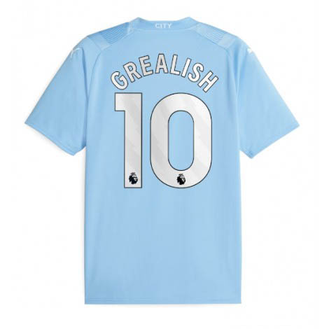Manchester City Jack Grealish #10 Thuis tenue Mensen 2023-24 Korte Mouw