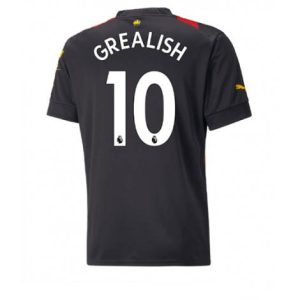 Manchester City Jack Grealish #10 Uit tenue Mensen 2022-23 Korte Mouw