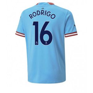 Manchester City Rodri Hernandez #16 Thuis tenue Mensen 2022-23 Korte Mouw