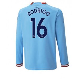 Manchester City Rodri Hernandez #16 Thuis tenue Mensen 2022-23 Lange Mouw