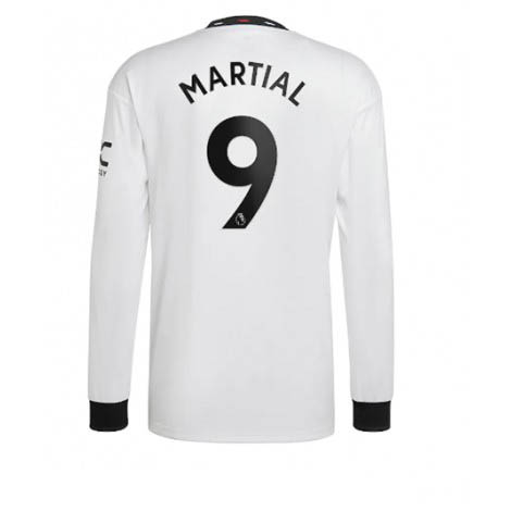 Manchester United Anthony Martial #9 Uit tenue Mensen 2022-23 Lange Mouw