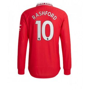 Manchester United Marcus Rashford #10 Thuis tenue Mensen 2022-23 Lange Mouw