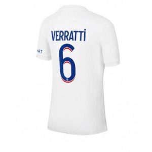 Paris Saint-Germain Marco Verratti #6 Derde tenue Mensen 2022-23 Korte Mouw