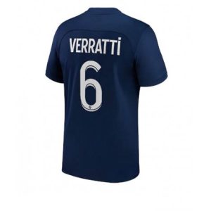 Paris Saint-Germain Marco Verratti #6 Thuis tenue Mensen 2022-23 Korte Mouw