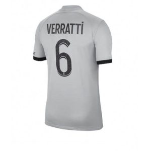 Paris Saint-Germain Marco Verratti #6 Uit tenue Mensen 2022-23 Korte Mouw