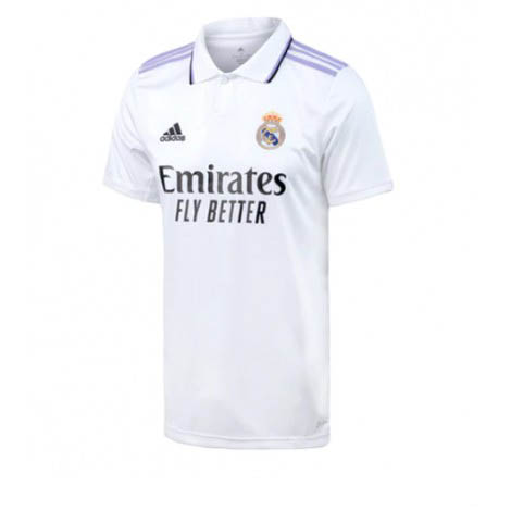 Real Madrid David Alaba #4 Thuis tenue Mensen 2022-23 Korte Mouw-1