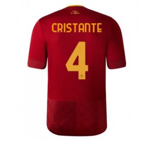 AS Roma Bryan Cristante #4 Thuis tenue Mensen 2022-23 Korte Mouw