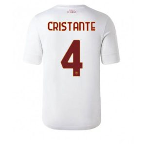 AS Roma Bryan Cristante #4 Uit tenue Mensen 2022-23 Korte Mouw