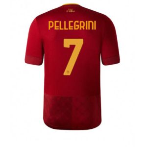 AS Roma Lorenzo Pellegrini #7 Thuis tenue Mensen 2022-23 Korte Mouw