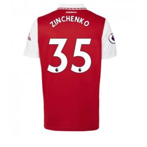 Arsenal Oleksandr Zinchenko #35 Thuis tenue Mensen 2022-23 Korte Mouw