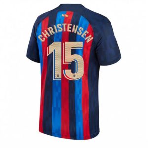 Barcelona Andreas Christensen #15 Thuis tenue Mensen 2022-23 Korte Mouw