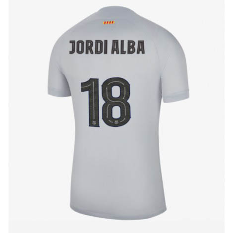 Barcelona Jordi Alba #18 Derde tenue Mensen 2022-23 Korte Mouw