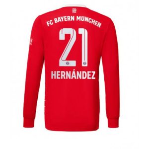 Bayern Munich Lucas Hernandez #21 Thuis tenue Mensen 2022-23 Lange Mouw