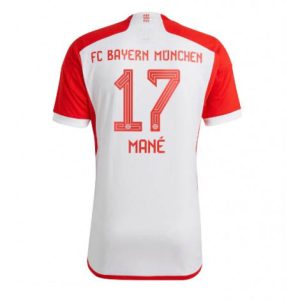 Bayern Munich Sadio Mane #17 Thuis tenue Mensen 2023-24 Korte Mouw