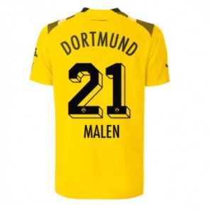 Borussia Dortmund Donyell Malen #21 Derde tenue Mensen 2022-23 Korte Mouw