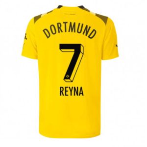 Borussia Dortmund Giovanni Reyna #7 Derde tenue Mensen 2022-23 Korte Mouw