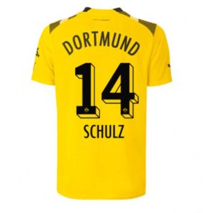 Borussia Dortmund Nico Schulz #14 Derde tenue Mensen 2022-23 Korte Mouw